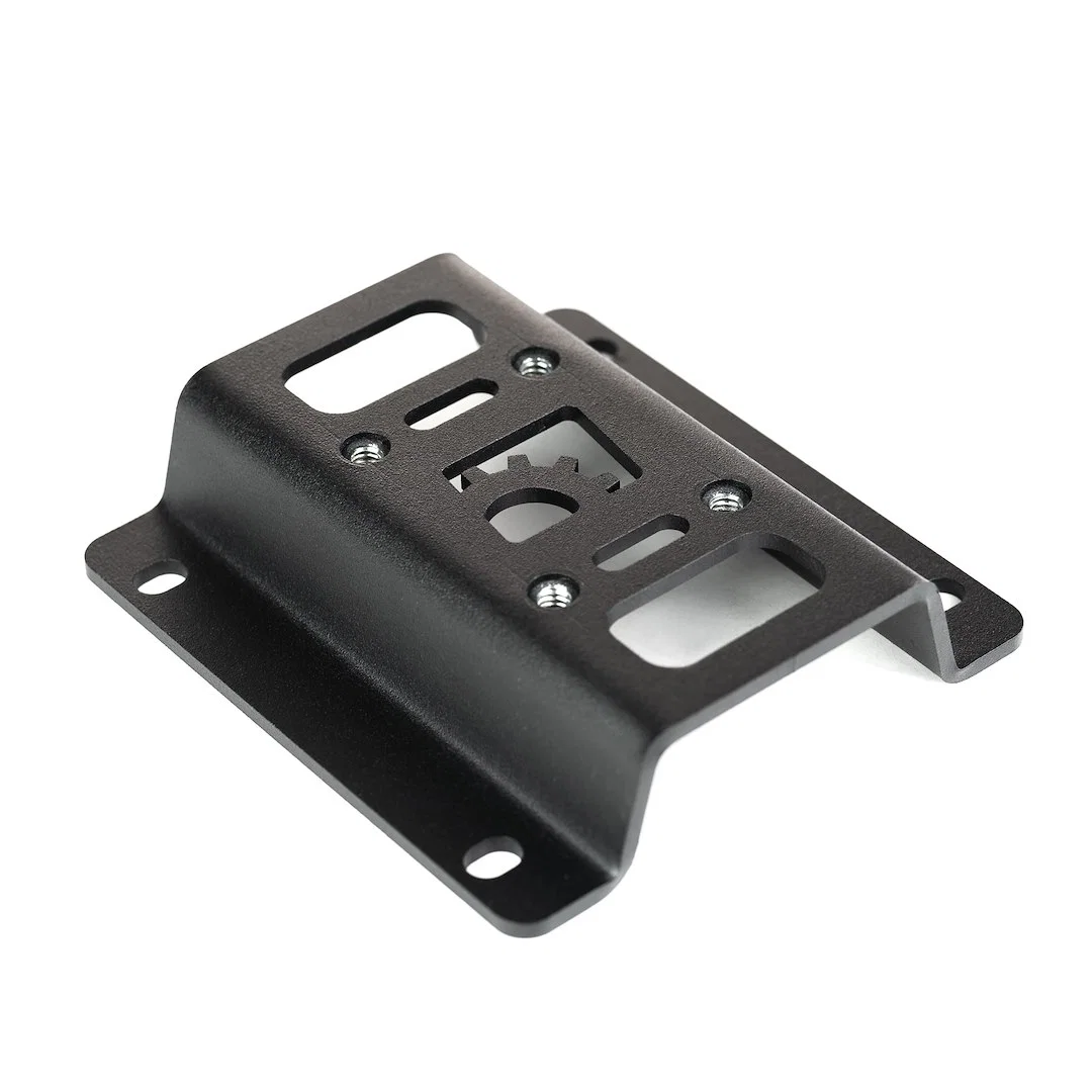 104103 – BUILTRIGHT Tie Down Anchor Plate, Bed Side Mount Screw On Black Single With 4 Threaded Inse - view 2